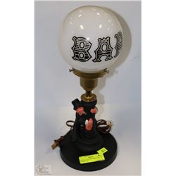 VINTAGE ELECTRIC BAR LAMP - 16 INCHES TALL