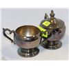 Image 1 : SILVER PLATED CREAM AND SUGAR SET