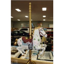 CAROUSEL STYLE HORSE LARGE ORNAMENT