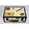 Image 1 : UNIQUE SUITCASE TRINKET BOX WITH LEATHER AND