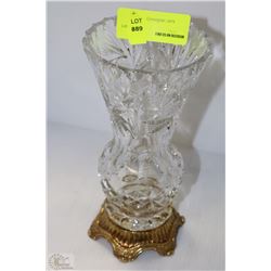 PINWHEEL CRYSTAL VASE