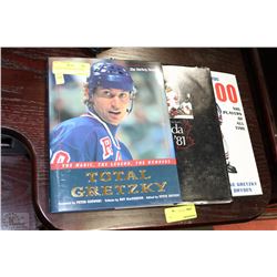 3 HARDCOVER GRETZKY BOOKS