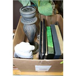 BOX OF ASSORTED SHOWHOME DECOR