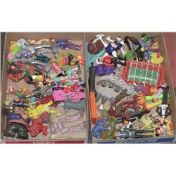 2 FLATS OF TOYS INCL DISNEY, MARVEL,PIXAR