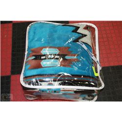 QUEEN SIZE INUIT DESIGN PLUSH BLANKET