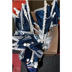 BOX WITH 15 OILERS FLAGS