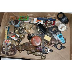 FLAT WITH 50 COLLECTOR BOTTLE OPENERS