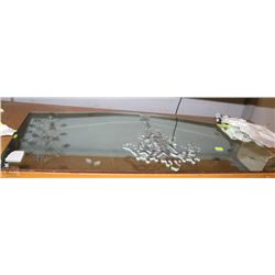 VINTAGE HOBBS PLATE GLASS MIRROR