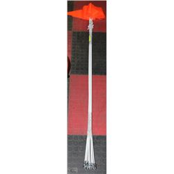 LOT OF 10 SAFETY VEHICLE FLAGS