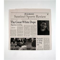 Southpaw NY Sentinel Newspaper Movie Props