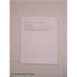 Seven Psychopaths Screen Used Final Script Page Movie Props