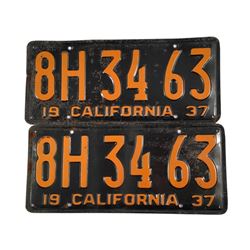 The Age of Adaline (Blake Lively) License Plates Movie Props