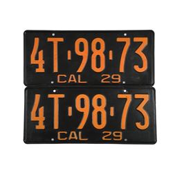 The Age of Adaline (Blake Lively) License Plates Movie Props