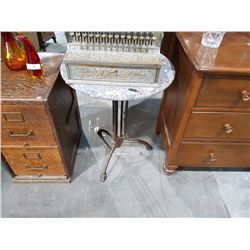 PUB TABLE ON CAST IRON BASE