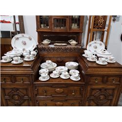 57 PIECE SET OF COALPORT CHINA FRAGRANCE PATTERN