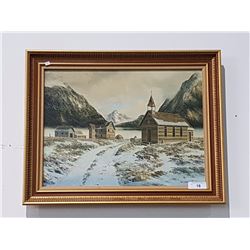 OIL ON CANVAS SIGNED LLOYD BARNES