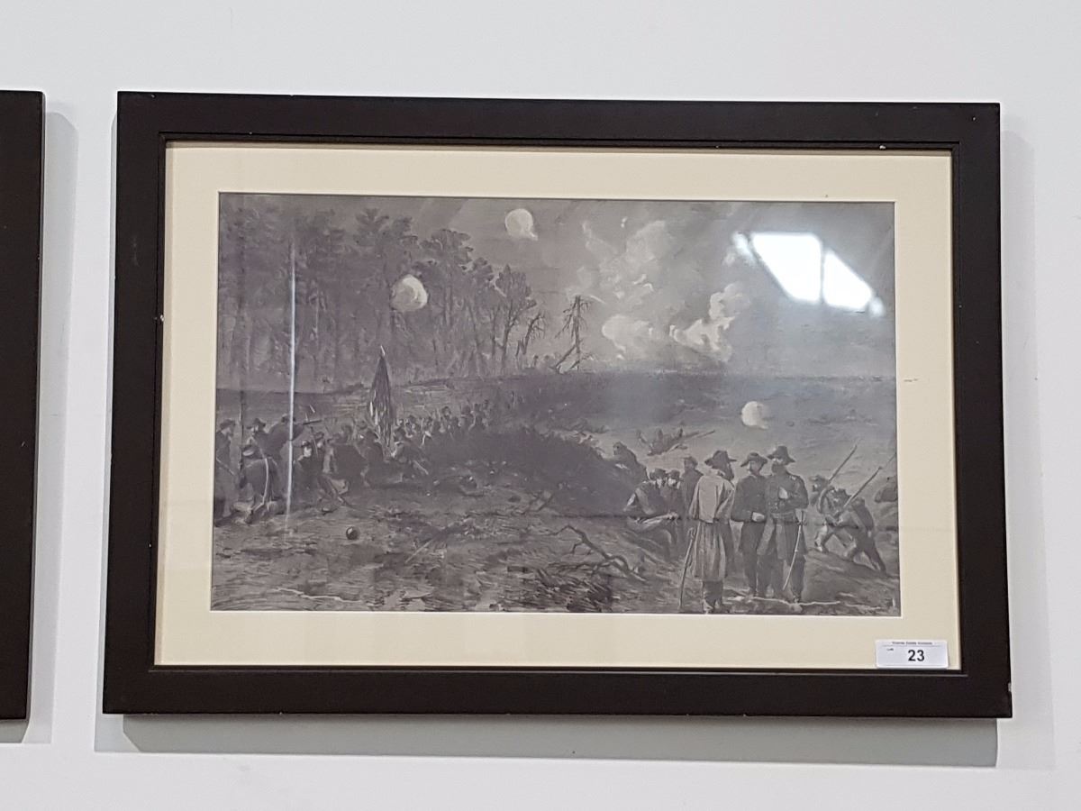 FRAMED CIVIL WAR PRINT