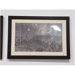 FRAMED CIVIL WAR PRINT