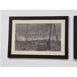 FRAMED CIVIL WAR PRINT