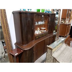BELGIAN OAK BUFFET & HUTCH