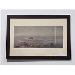 FRAMED COLOUR PRINT ON CIVIL WAR