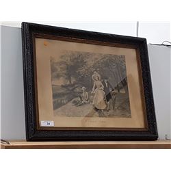 FRAMED B&W PRINT