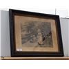 Image 1 : FRAMED B&W PRINT
