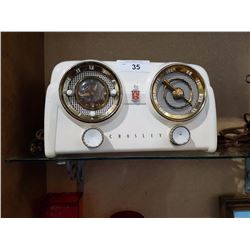 RARE CROSLEY BAKELITE CLOCK RADIO