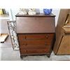 Image 1 : WALNUT DROP FRONT DESK
