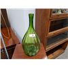 Image 1 : LARGE GREEN ART GLASS DECANTER