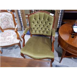 TUFTED ARM CHAIR