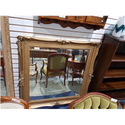 LARGE GUILT FRAMED WALL MIRROR