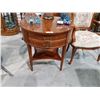 Image 1 : 2 DRAWER DRUM TABLE