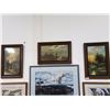 Image 1 : 3 WOOD FRAMED PRINTS