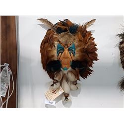 NATIVE SHAMAN'S MADISON MASK TITLED THE DELIVERER SIGNED