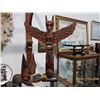 Image 1 : CARVED NATIVE TOTEM POLE