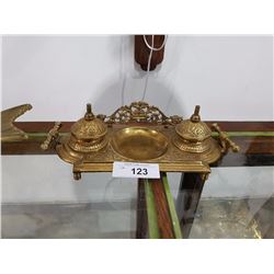 BRASS INKWELL