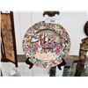 Image 1 : ASIAN HAND PAINTED PORCELAIN PLATE FAMILLE ROSE PATTERN