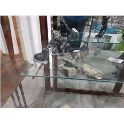 3 PIECES OF SIGNED ESKIMO SOAPSTONE
