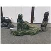 Image 1 : JADE GRIZZLY BEAR ON JADE STAND