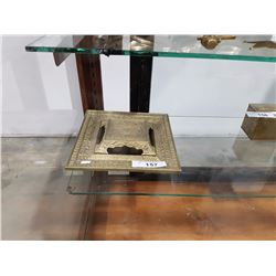 ASIAN BRASS INCENSE BURNER