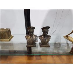 BRASS KING EDWARD VIII BOOKENDS