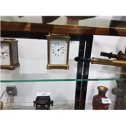 COOKE & KELVEY BRASS COACH CLOCK