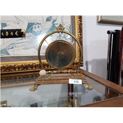 ASIAN BRASS GONG ON STAND