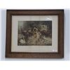Image 1 : FRAMED H. ZATZKA PRINT TITLED LEGEND OF THE LAKE