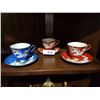 Image 1 : COLLECTION OF 3 JAPANESE DRAGONWARE TEACUPS