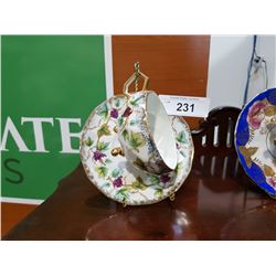 FABULOUS JAPANESE FOOTED TEACUP