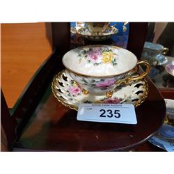 FABULOUS JAPANESE FOOTED TEACUP