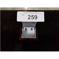 2.65 CARAT SAPPHIRE EARRINGS APPRAISED $1450