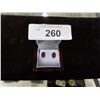 Image 1 : 10.86 CARAT STAR RUBY EARRINGS APPRAISED $2200